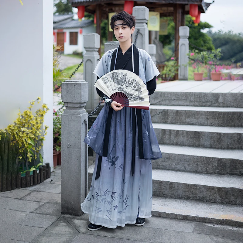 Женское платье Hanfu в китайском стиле Мужская Современная одежда Hanbok старой