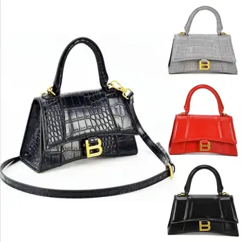 

NEW Vintage Hobos Women Crossbody Lady Handbag Messenger Bag OL Alligator Pattern Small PU Leather Bag Women Totes Retro Handbag