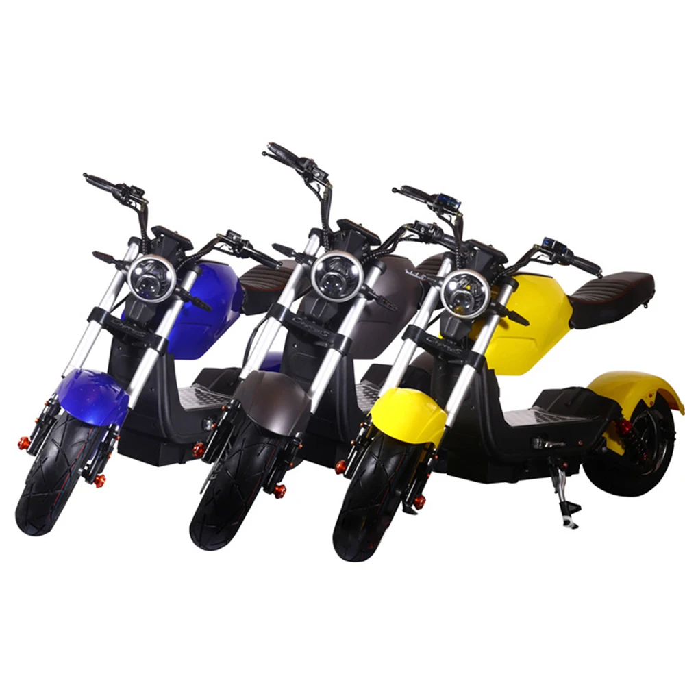 2019 High Quality 60V 20A Lead-acid Battery 2000W Harley Electric car double city skateboard scooter