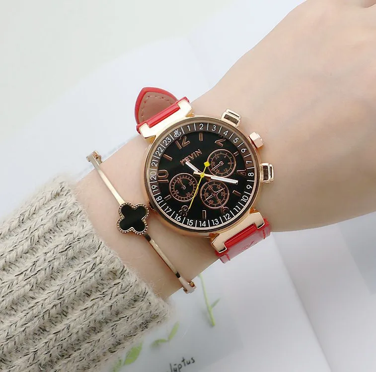 Парные часы новые модные кожаные часы для влюбленных простые парные часы Подарки для мужчин и женщин часы парные часы - Цвет: men