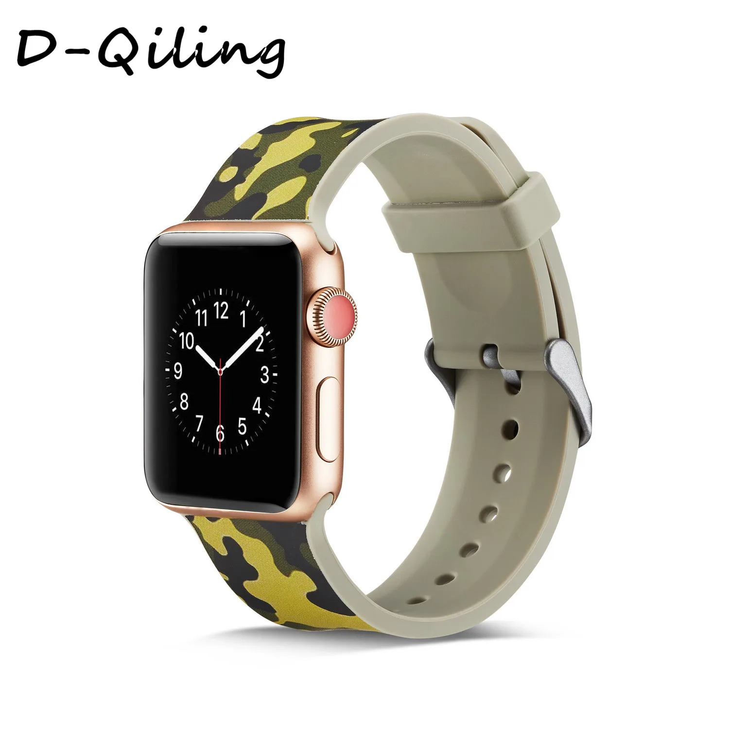 Новый бренд силиконовый спортивный ремешок цветной 38 44 мм для Apple Watch Band 42 браслет