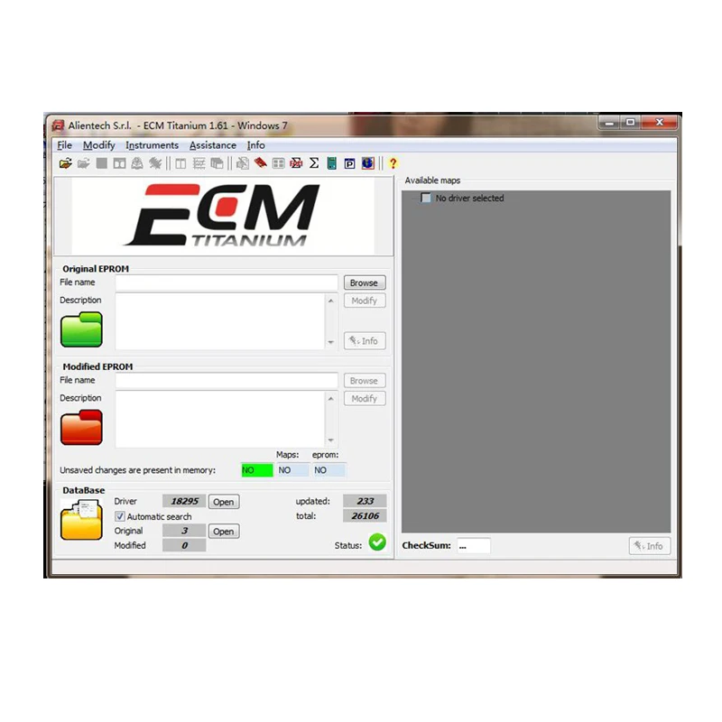 ECU remap для программного обеспечения kess v2/ktag/fgtech/mpps ECM TITANIUM с драйвером 18295 и версией