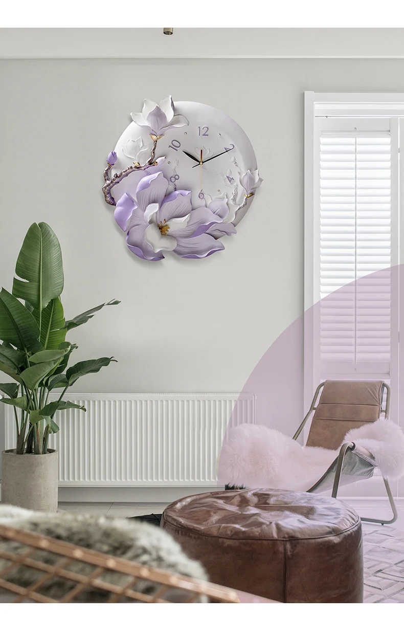 originality domestic individuality drawing room anaglyph wall clockfashion wag-on-the-wall art new type