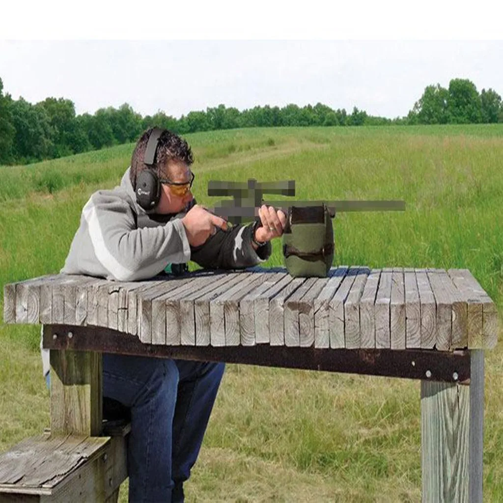 Front & Rear Bag Unfilled Gun Support Hunting Rest Sandbag Military Pouch for Shooting Shooters Sniper Front & Rear Bag Unfilled Gun Support Hunting Rest Sandbag Military Pouch for Shooting Shooters Sniper