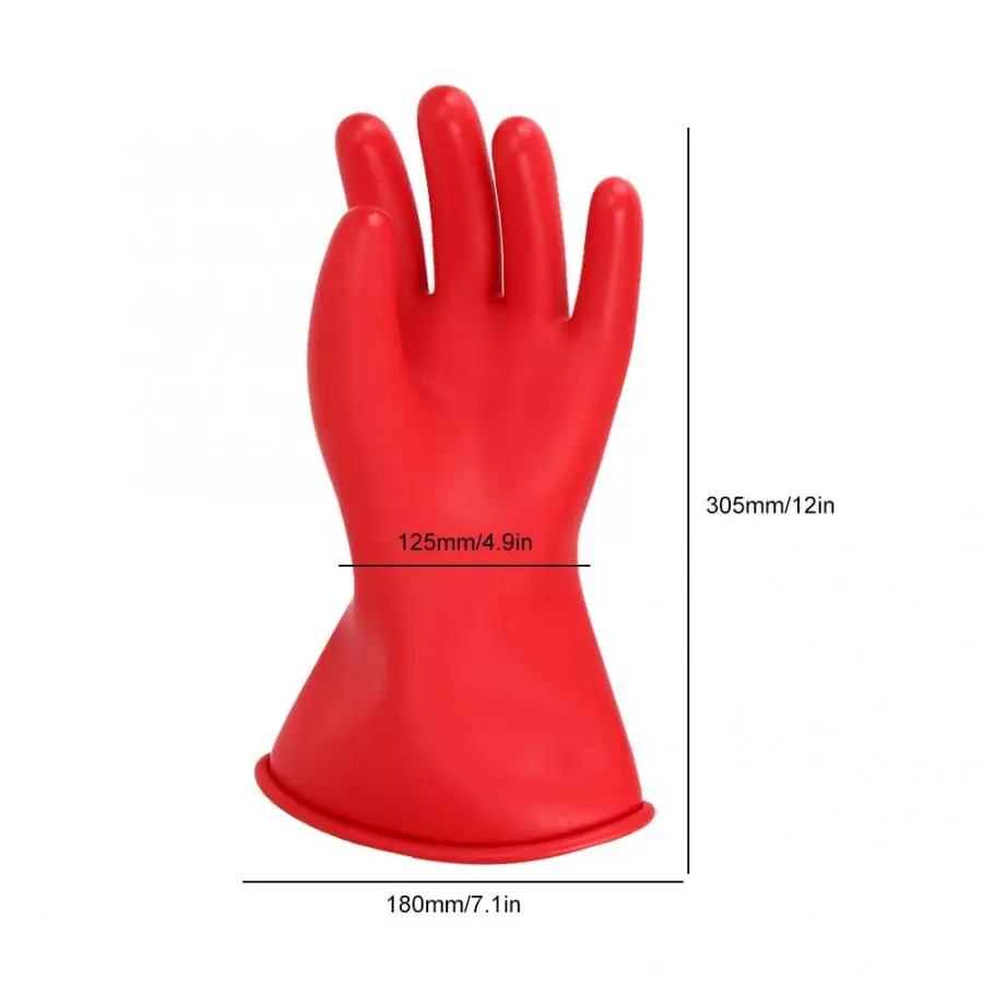Рабочие перчатки 00 Класс Защитные изоляционные латексные перчатки для электромонтажных работ/бытовые защитные перчатки рабочие