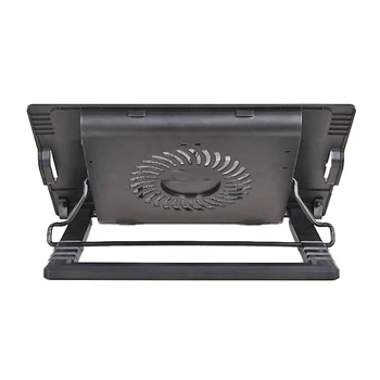 

Mute Laptop Cooler External Portable 2 USB Ports Stand Height Adjustable Ultra Quiet Gaming Computer Notebook Antiskid Bracket