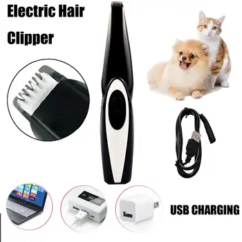 

Dog Cat Pet Hair Trimmer USB Rechargeable Men Hair Grooming Tool Mini Electrical Hair Clipper Shaving Trimming Haircut Machine