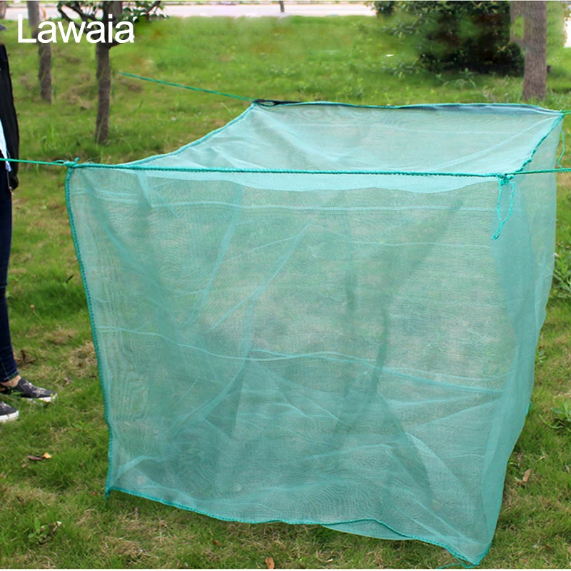 Lawaia Fishing Nets Cage 10 Mesh Stake Net Small Mesh Fish Net Box