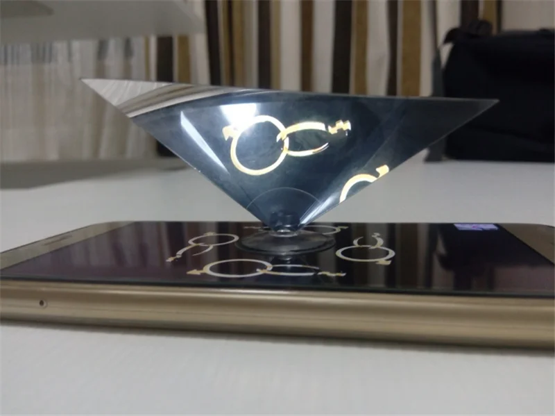 3D Голограмма пирамида дисплей проектор видео подставка универсальный для смарт