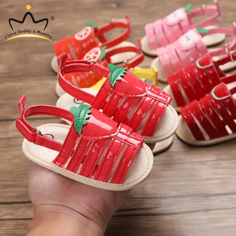 watermelon baby sandals
