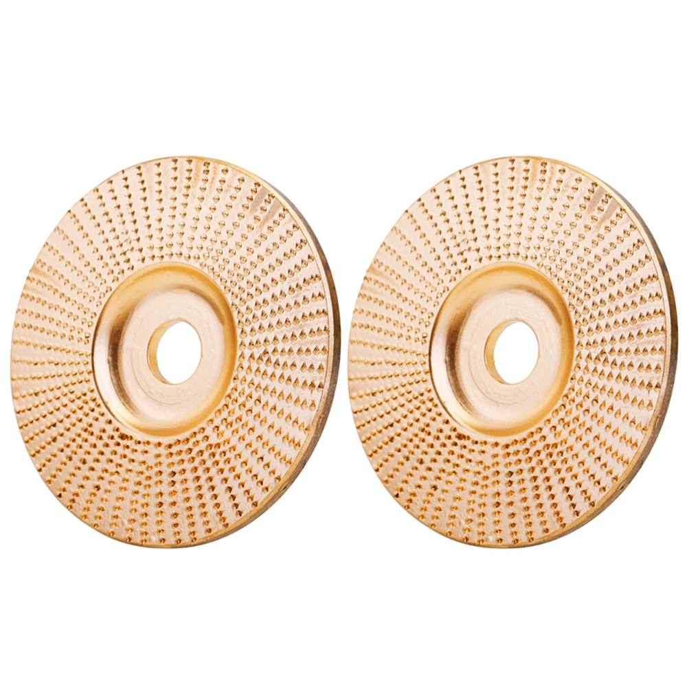 Wood Angle Grinding Wheel Sanding Carving Rotary Tool Abrasive Disc For Angle Grinder High-carbon Steel Shaping 5/8inch Bore 2P