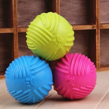 

Interactive Cute Puppy Toys Soft Training Rubber Chewing Balls Sound Juguetes Elastic Pets Supplies Novelty Cachorros BB60DT