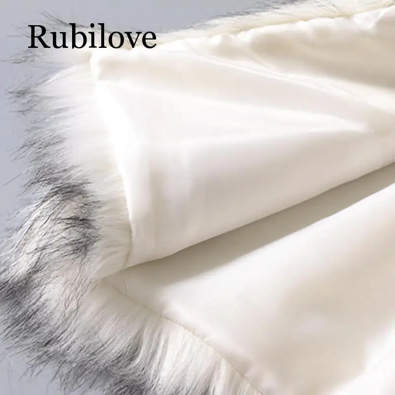 Rubilove, женский шерстяной жилет из искусственного меха, жилет со стоячим воротником, пальто из искусственного меха, жилет, куртка