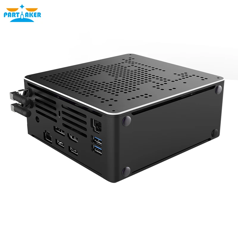 Новейшая модель Игровой ПК Intel Ксеон E 2176M 2186M 2276M 2 * lan DDR4 64 Гб M.2 NVME Мини компьютер
