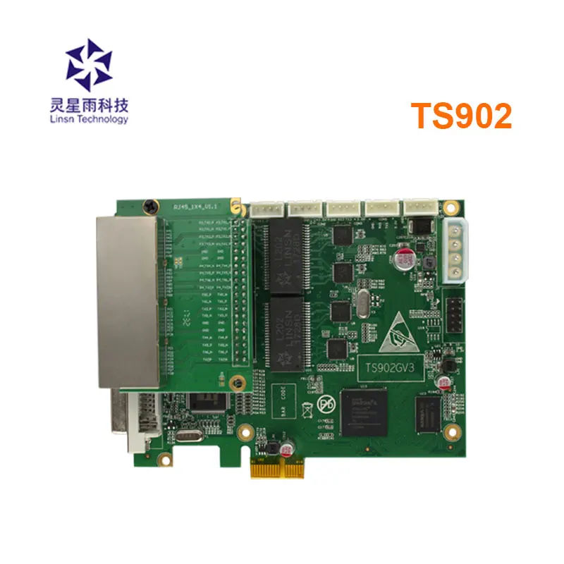 Linsn ts902 ts902d полноцветный светодиодный видеодисплей отправляющая карта той же ts952