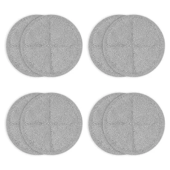 

8Pcs Electric Mop Pad for GOBOT Floor Scrubber Pad Home Kitchen Hardwood Dust Floor Cleaning