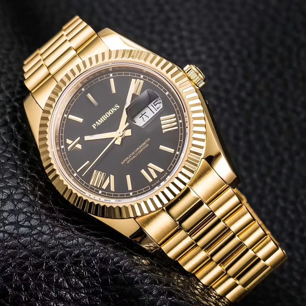 

Waterproof Semi-automatic Mechanical Watch Men Brand Watch Fashion Luxury Wristwatch Luminous Sport Casual Watches Business Men