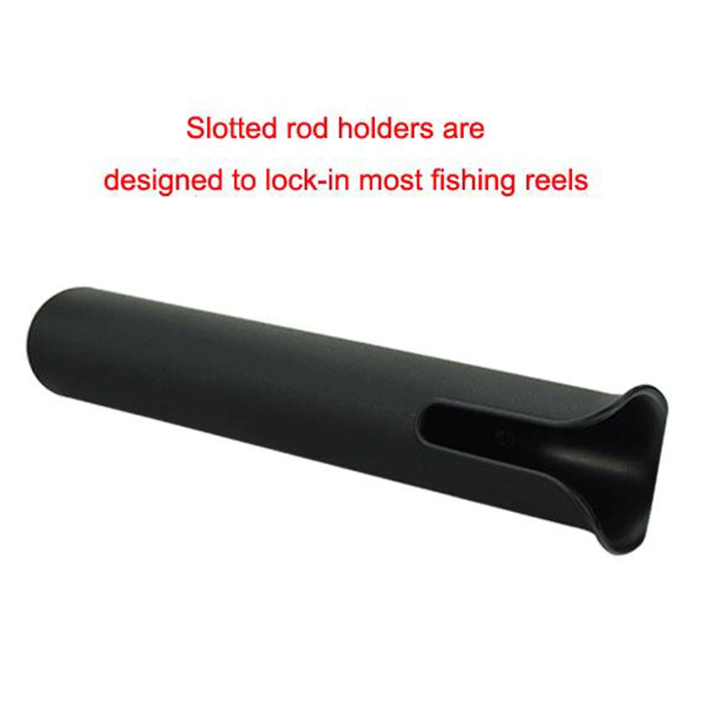 Plastic Fishing Rod Holder For Kayak Boat Fishing Pole Rod Holder Rack Self Adhesive Truck Wall Black Fishing Tools