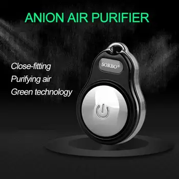 

1PC Small Portable Home Indoor De-fog Haze Smoke and Formaldehyde Anion Air Purifier Can be Mounted on the Vehicle