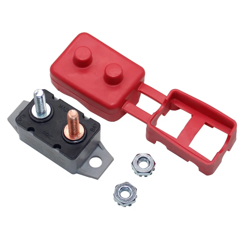 reset button,Kuoyuh 98 series 32vdc+dust cap 30 amp circuit breaker