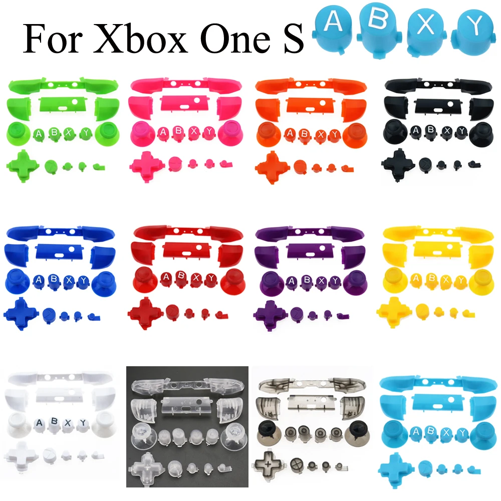 Для Xbox One Slim Замена Полный бампер пусковые кнопки DPad LB RB LT RT Mod Kit для контроллер