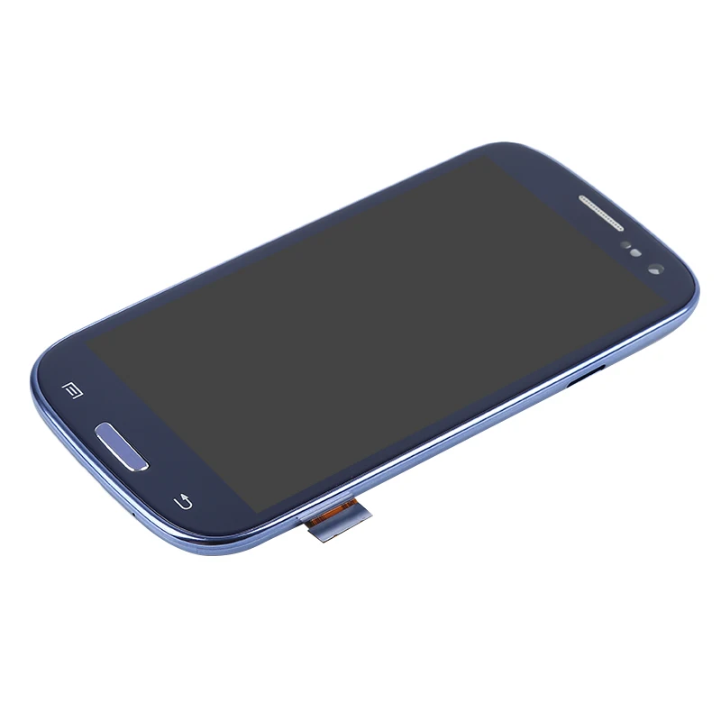 4," AMOLED для SAMSUNG Galaxy S3 lcd дисплей сенсорный экран с рамкой дигитайзер для SAMSUNG S3 lcd ekran S3 i9300 i9305 i747 lcd