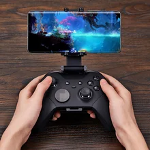 Telefon klip standı oyunu el kavrama gerilebilir montaj Xbox One/Elite denetleyici Gamepad ayarlanabilir açı mobil tutucu aksesuar