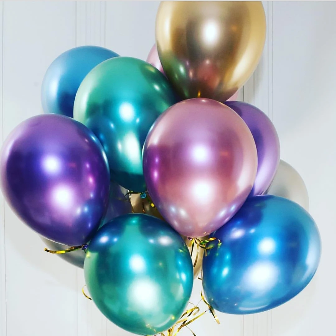 

10/20/30pcs 12inch Gold Sliver Black Latex Balloons Wedding Decoration Helium Globos Birthday Party Decorations Adult kid's Toys