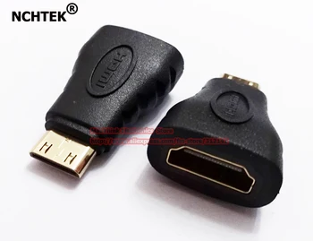 

NCHTEK HDMI Female To Mini HDMI Male F/M Gender Adapter Connector For HDTV , 1080P , Gold/Free shipping/25PCS