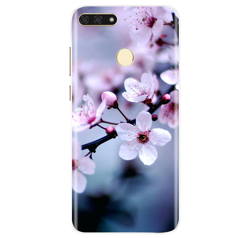 phone pouch for ladies For Huawei Y7 Prime 2018 Case Huawei Y7 2018 Cover Soft Silicone TPU Phone Case For Huawei Y 7 Y7 2018 Prime Back Cover Coque flip cases