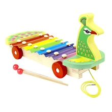 Деревянный Павлин пианино дети животное Раннее Обучение музыкальный инструмент подарок музыкальный инструмент, игрушка для детей игрушки#40