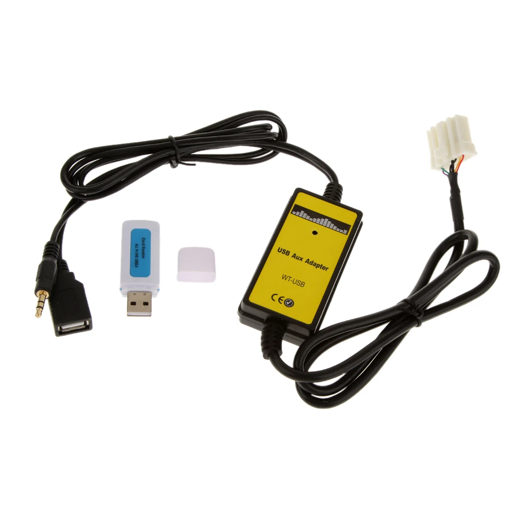 Car USB/SD MP3 Player Interface AUX-IN Adapter For Mazda 323 MX5 Miata MPV