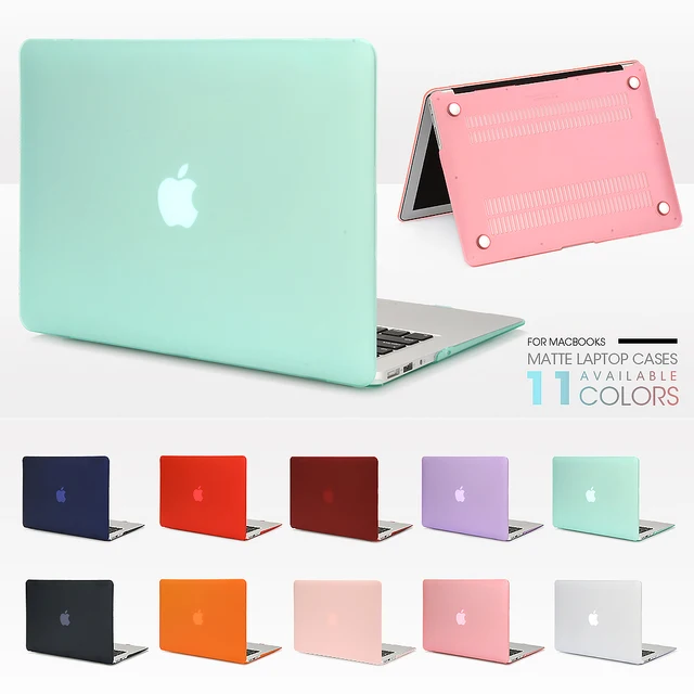 Étui mat pour ordinateur portable Apple Macbook Air 13 Pro 11 12 13 15 16 pouces A2337 A1466 A1708 A2179, étui de protection rigide givré pour MacBook 1
