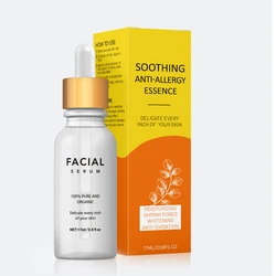 Soothing Anti Allergic Essence Serum Herbal Extract Anti Sensitive Redness Facial Essence Shrink Pores Soothe Skin gently repair