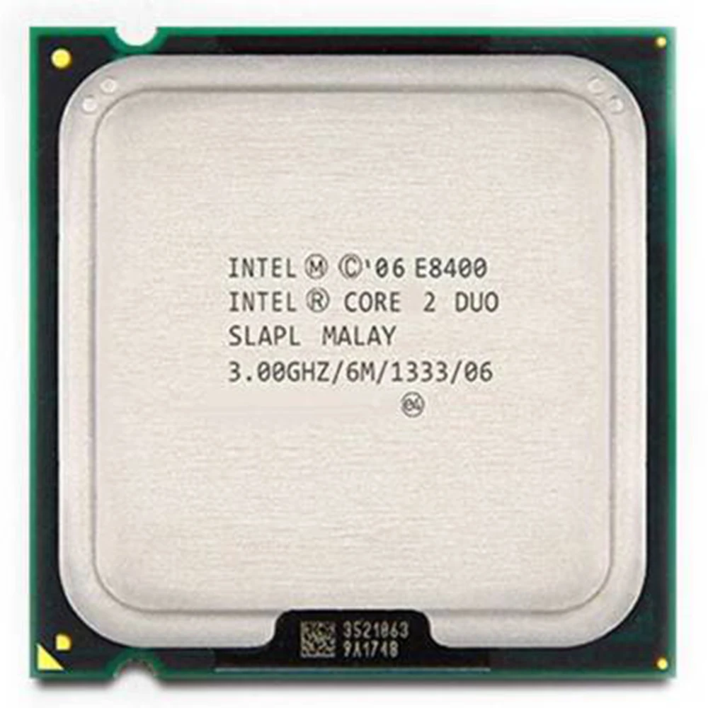Процессор Intel Core 2 Duo E8400 3 00 ГГц 6 Мб 1333 МГц LGA775 процессор для настольного компьютера