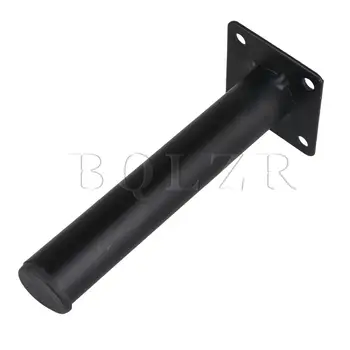 

BQLZR 15cm Stainless Steel Furniture Feet Square Base for Coffee Table Black