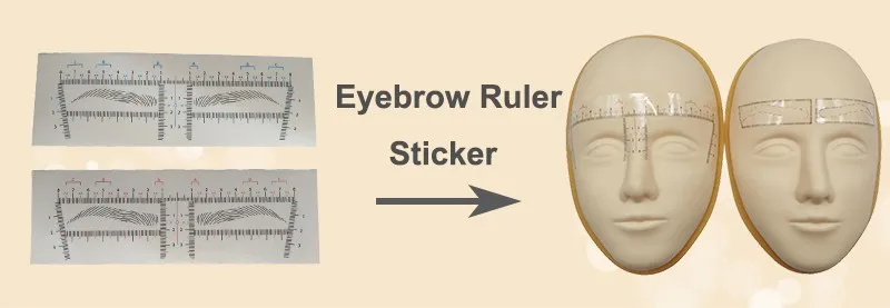 eyebrow ruler sticker 3