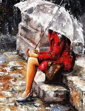 

Digital painting hand-painted decorative painting OEM digital painting