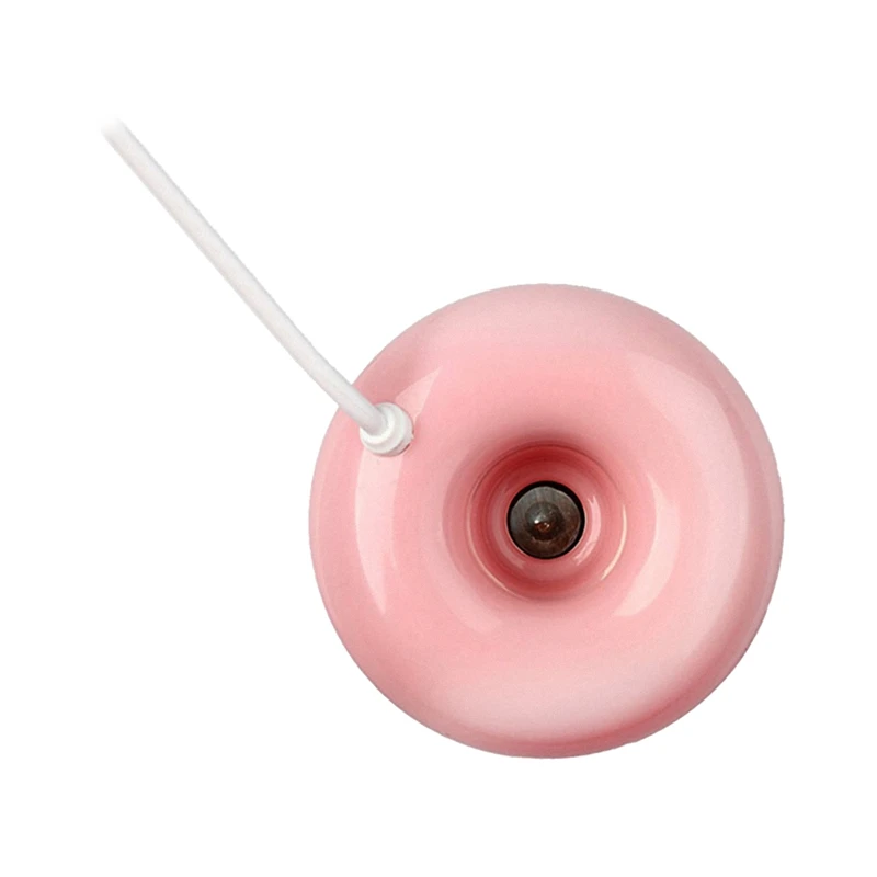 

Pink donut humidifier usb office desktop mini humidifier portable creative air purifier Pink