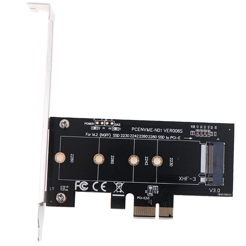 PCIE к M2 адаптер PCI Express 3,0x1 к NVME SSD адаптер Поддержка 2230 2242 2260 офисные принадлежности для компьютера