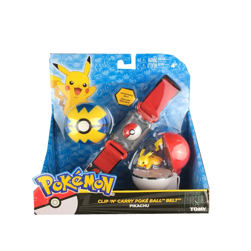 Акция! Фигурки Pokeballs с поясом экшн фигурки модели игрушек выдвижной ремень
