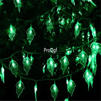 

ProQgf 1Pcs A Set holiday green leaf light
