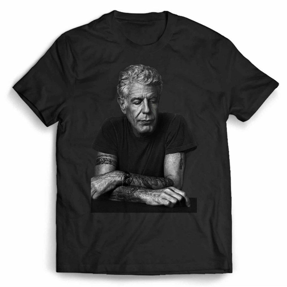 

Anthony Bourdain T-Shirt 2019 Reservations Rip Short Sleeve Men-Women Black S3Xl Latest New Style Tee Shirt