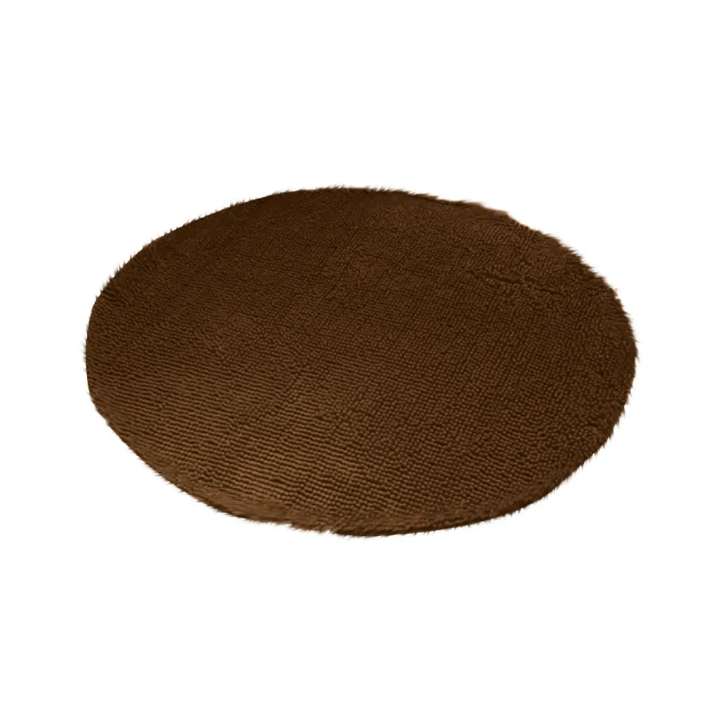 Coffee Круглый коврик нескользящий поглощающий прочный цинковый коврик кухня для ванной круглые 60x60 см современный коврик на кухню - Цвет: Coffee