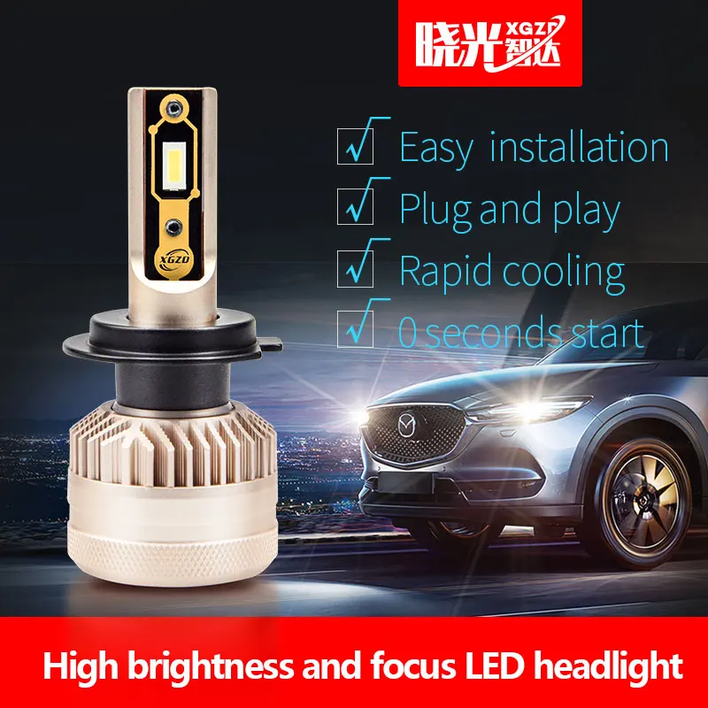 AOZOOM 2019 último barato coche nuevo faro LED H1 H11 H7 9005, 9006 de ...
