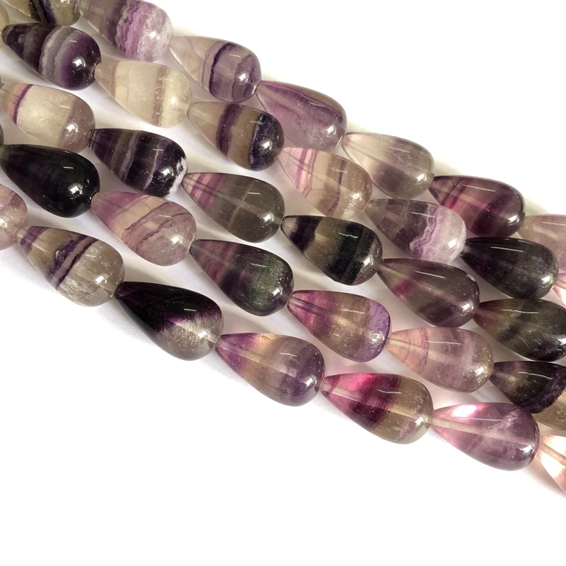 12 Inches Approx. White Rainbow Smooth Tumble Beads Plain Tumble One Line Rainbow Smooth Nuggets Beads