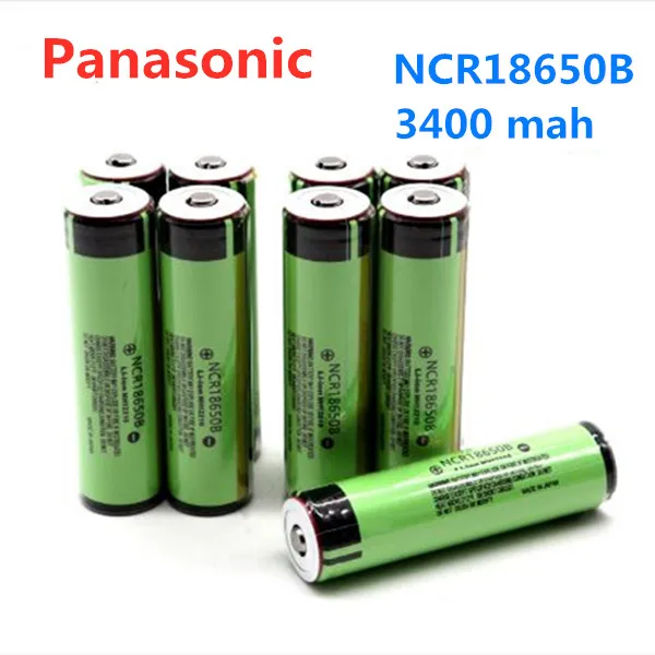 Panasonic Новинка 18650 батарея 3400mAh 3,7 v литиевая батарея для NCR18650B 3400mah подходит для фонарика батареи+ PCB