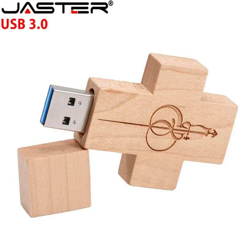 JASTERl usb3.0 maple wood Walnut cross mode 32 Гб usb флешка Флешка 4 ГБ 8 16 Подарочный флешка|USB