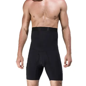 

Men Solid Color Slimming Body Shapers Super Stretch Shorts Pants Sweating Weight Loss Burn Fat Sporters Control Panties