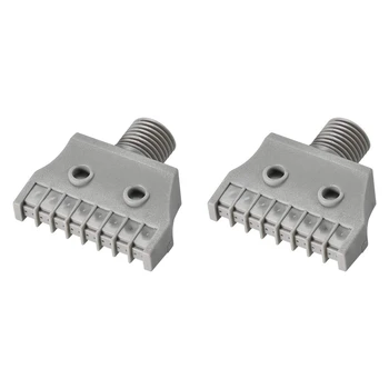 

Flat Nozzle G1/4 Male Thread ABS Air Blow Off Mini Flat Jet Nozzle Gray 2Pcs,16 Holes,Gray